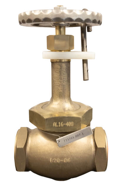 Globe Valve - GL01 with Union Bonnet available in sizes 1/2" - 3"