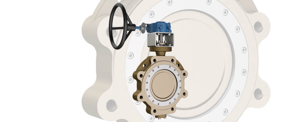 Triple & Double Offset Shipham Butterfly Valves - available in sizes 2" - 48"