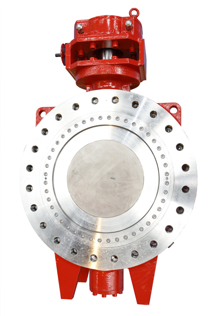 Double Offset Butterfly Valve with Double-Flanged Body Style in Hastalloy