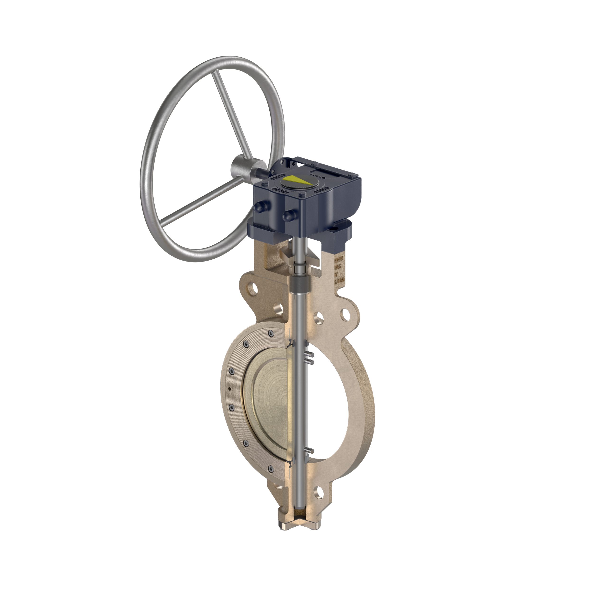 Shipham Valves Double Offset Butterfly Valve with wafer body BU01