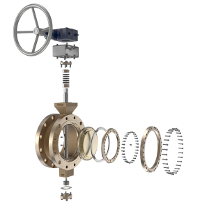 Triple-Offset Butterfly Valve with Double-Flanged Body | Shipham Valves TOBV BU06